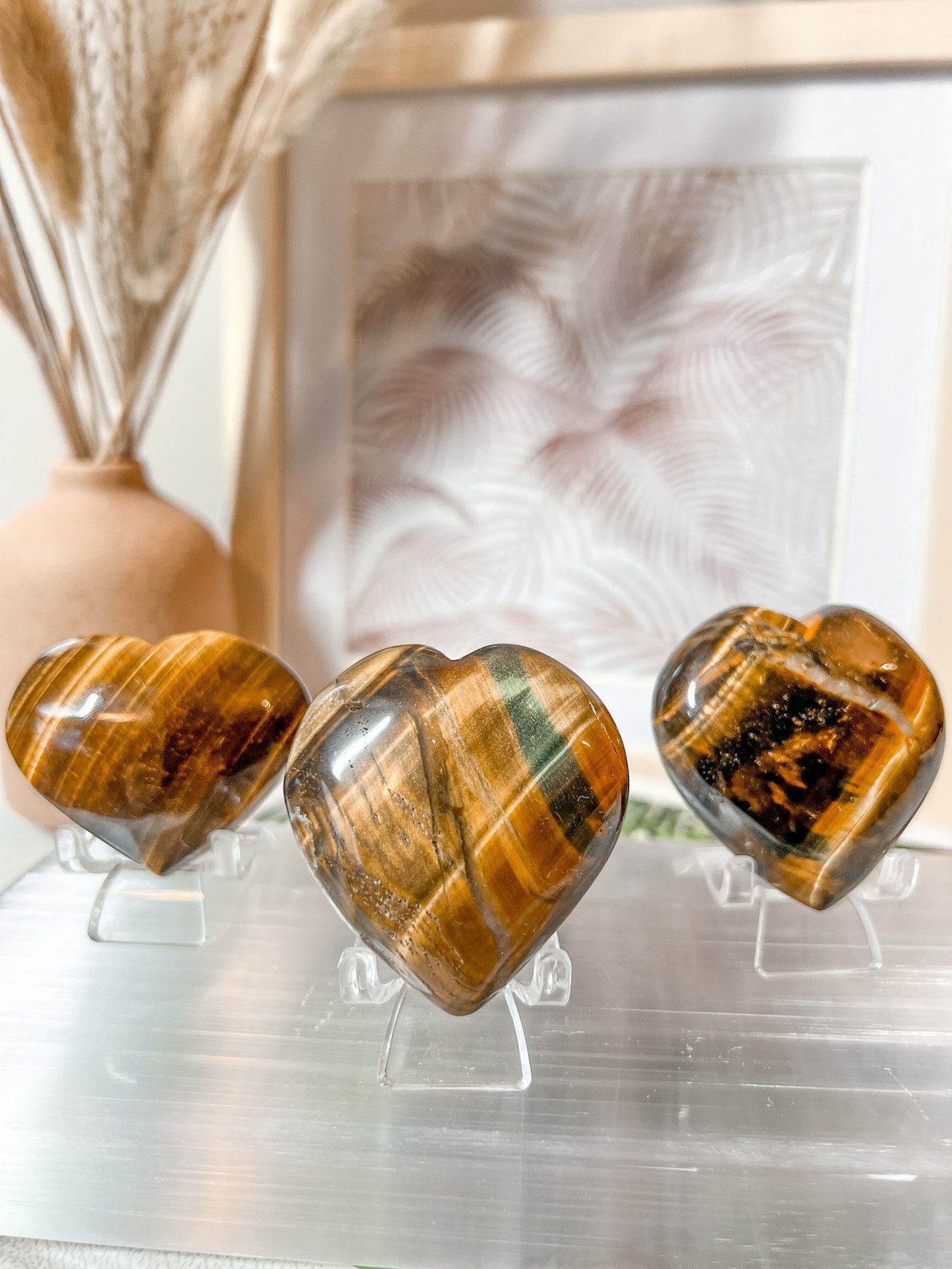 Tiger's Eye Heart