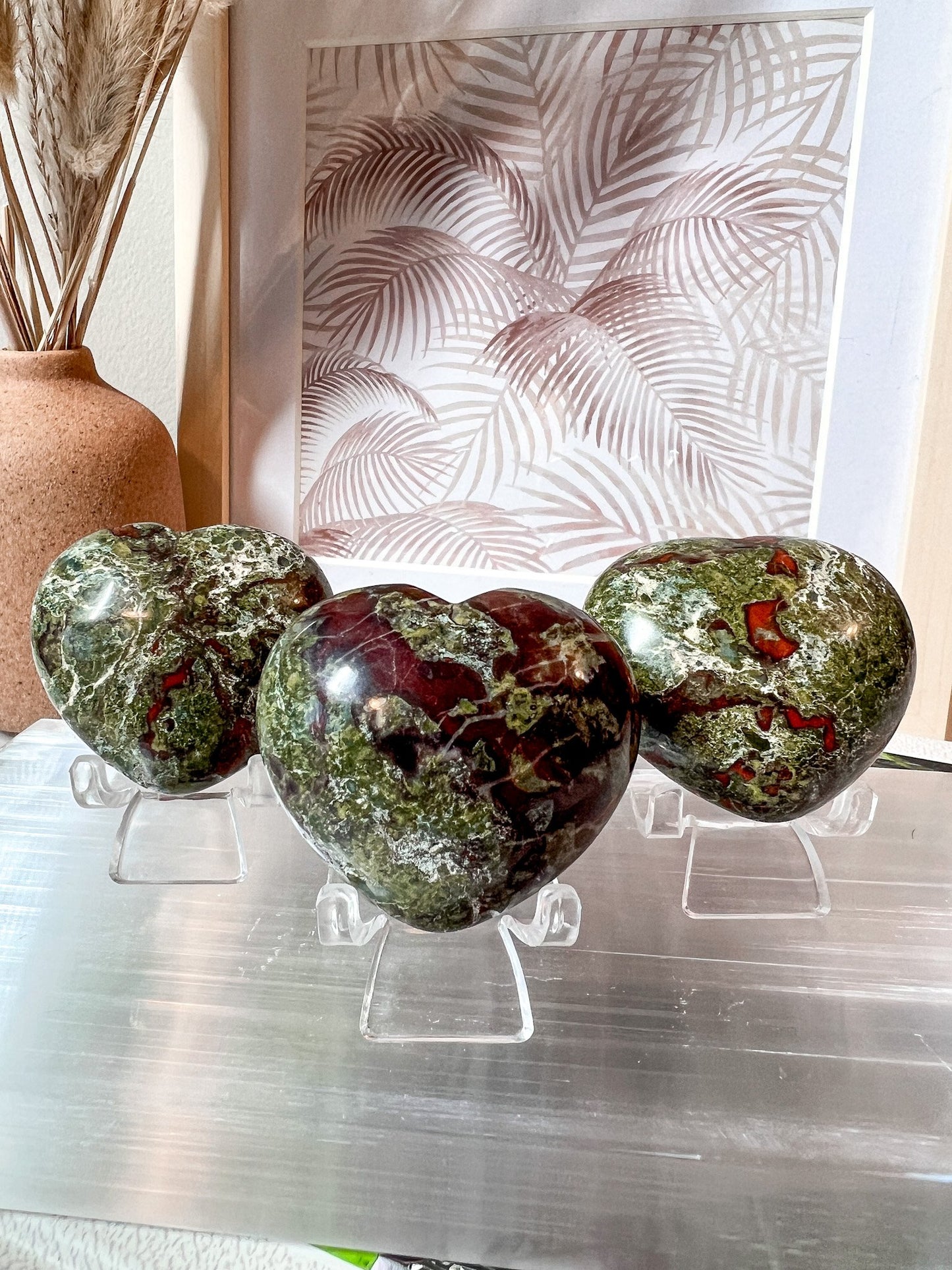 Dragon's Blood Jasper Heart