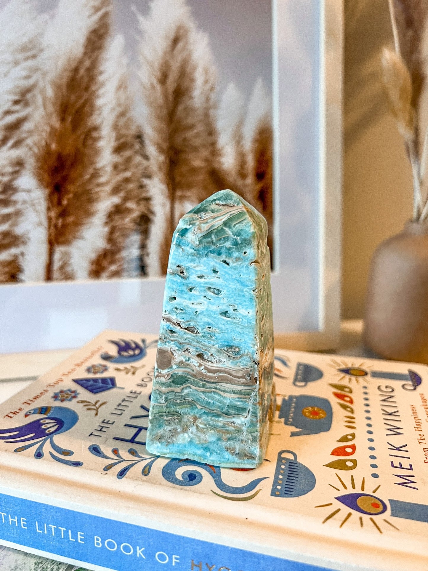 Blue Aragonite Tower (Caribbean Calcite)