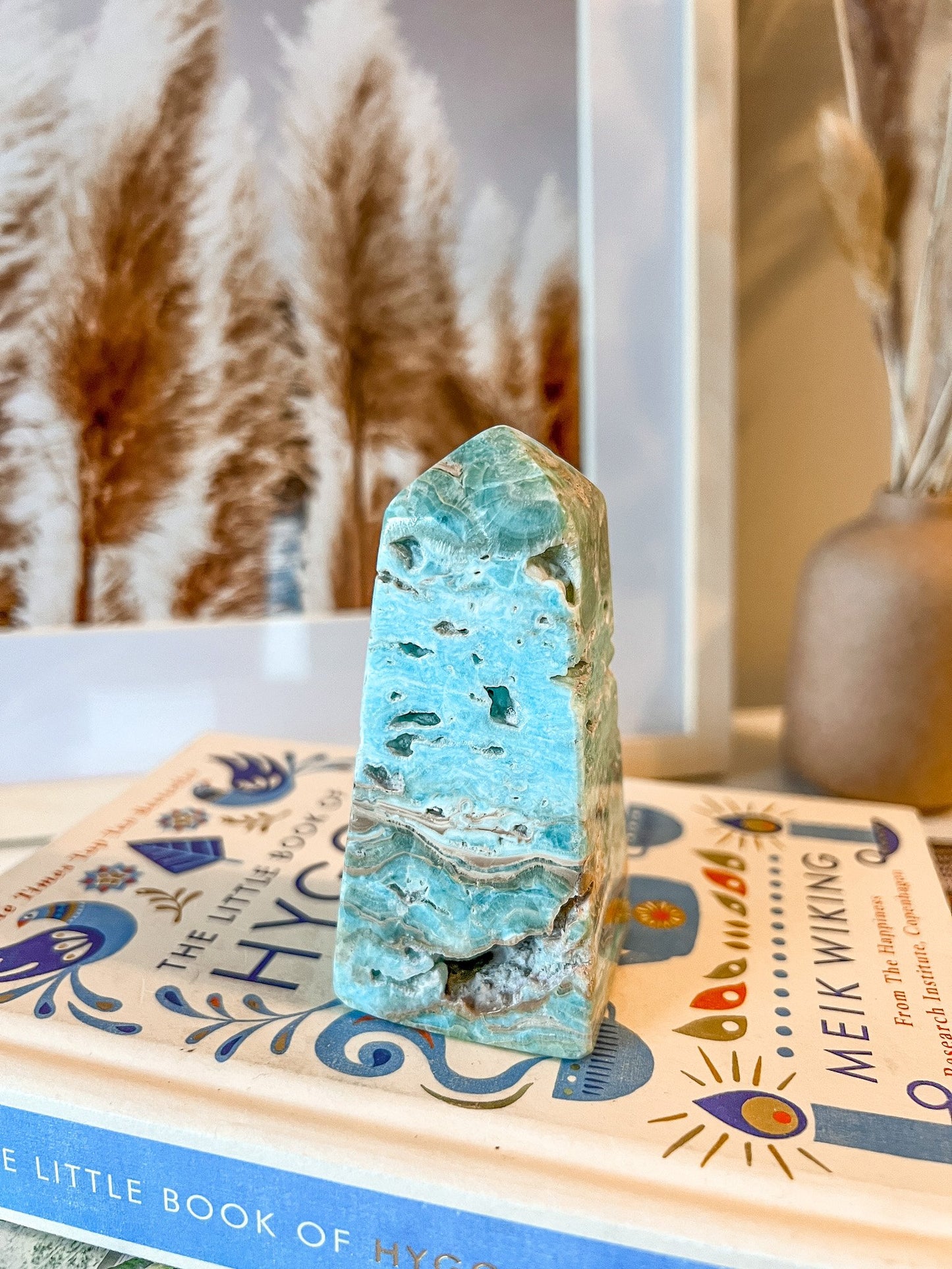 Blue Aragonite Tower (Caribbean Calcite)