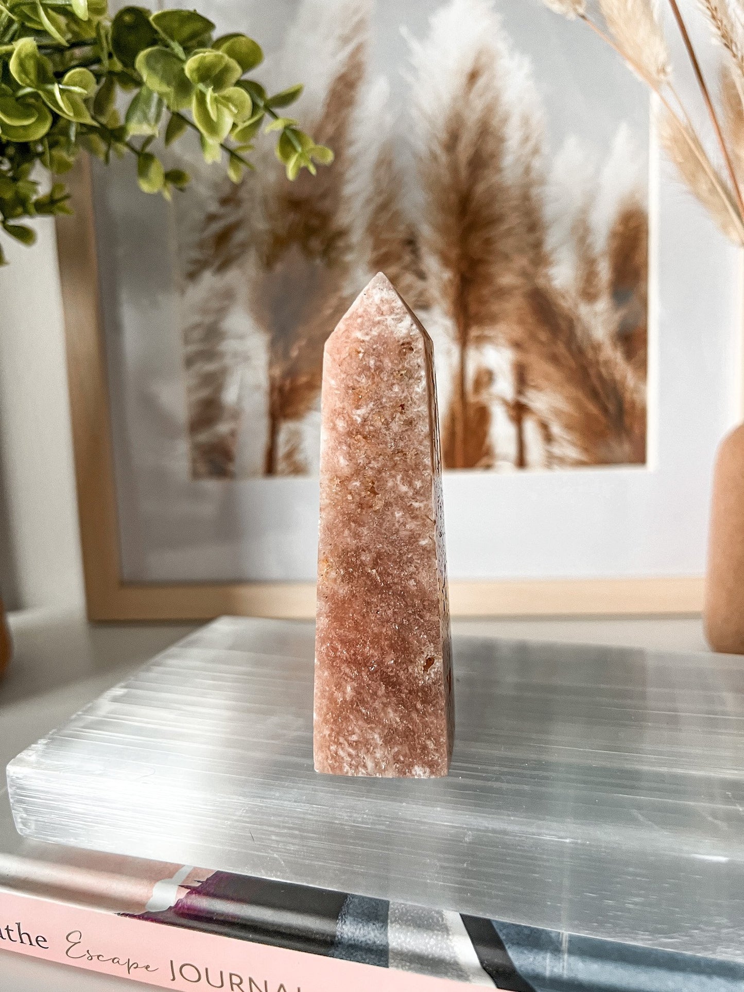 Pink Amethyst Obelisk