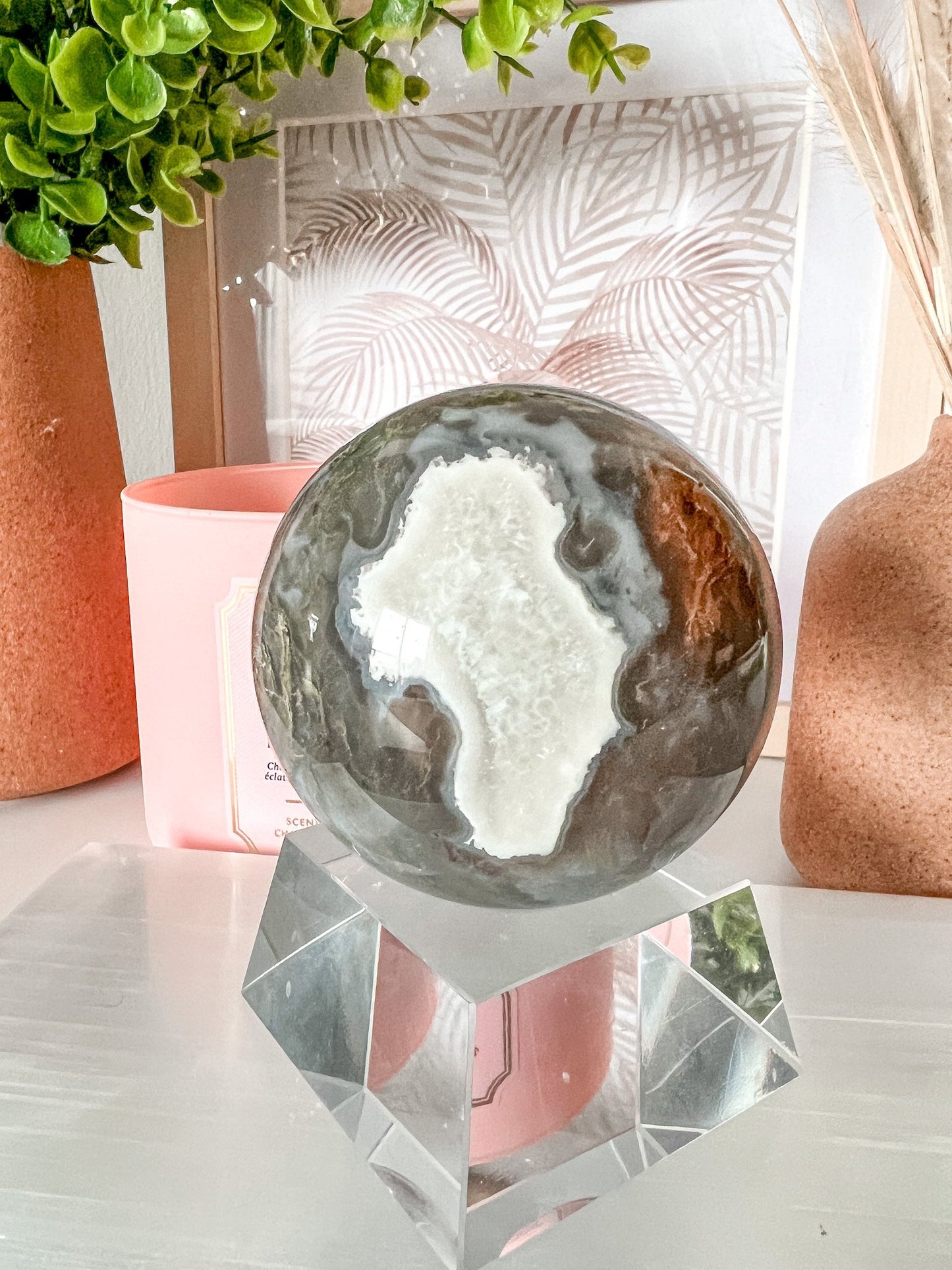 Moss Agate Sphere